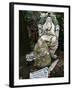 Money Offering and Statues in the Garden of Buddhapadipa Temple, Wimbledon, London, England, Uk-null-Framed Photographic Print