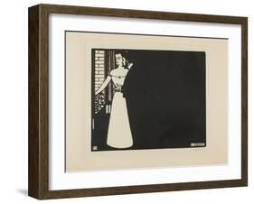 Money, Plate Five from 'Intimacies', 1898-Felix Edouard Vallotton-Framed Giclee Print