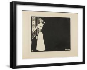 Money, Plate Five from 'Intimacies', 1898-Felix Edouard Vallotton-Framed Giclee Print