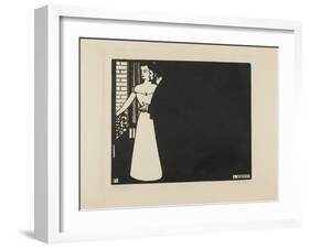 Money, Plate Five from 'Intimacies', 1898-Felix Edouard Vallotton-Framed Giclee Print