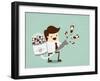 Money-Dooder-Framed Art Print