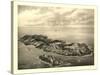 Mongegan, Maine - Panoramic Map-Lantern Press-Stretched Canvas