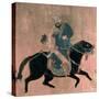 Mongol Archer on Horseback, from Seals of the Emperor Ch'ien Lung and Others, 15th-16th Century-Ming Dynasty Chinese School-Stretched Canvas