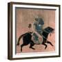Mongol Archer on Horseback, from Seals of the Emperor Ch'ien Lung and Others, 15th-16th Century-Ming Dynasty Chinese School-Framed Giclee Print