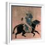 Mongol Archer on Horseback, from Seals of the Emperor Ch'ien Lung and Others, 15th-16th Century-Ming Dynasty Chinese School-Framed Giclee Print