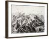 Mongol Armies Invade Eastern Europe and Inflict Serious Losses on the German Nobles at Liegnitz-H. Leutemann-Framed Art Print