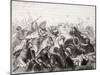 Mongol Armies Invade Eastern Europe and Inflict Serious Losses on the German Nobles at Liegnitz-H. Leutemann-Mounted Art Print