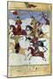 Mongol Battle, c1400-Rashid al-Din Hamadani-Mounted Giclee Print