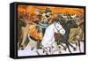 Mongol Horsemen-Mcbride-Framed Stretched Canvas