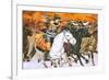 Mongol Horsemen-Mcbride-Framed Giclee Print