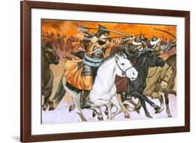 Mongol Horsemen-Mcbride-Framed Giclee Print