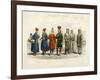 Mongol Race, Lapps and Esquimaux, 19th Century-A Portier-Framed Giclee Print