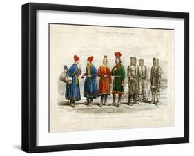 Mongol Race, Lapps and Esquimaux, 19th Century-A Portier-Framed Giclee Print