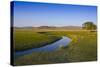 Mongolia, Central Asia, Camp in the Steppe Scenery of Gurvanbulag, River-Udo Bernhart-Stretched Canvas