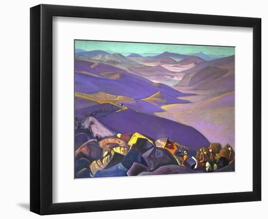 Mongolia, Genghis Khan, 1938-Nicholas Roerich-Framed Giclee Print