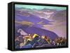 Mongolia, Genghis Khan, 1938-Nicholas Roerich-Framed Stretched Canvas