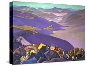 Mongolia, Genghis Khan, 1938-Nicholas Roerich-Stretched Canvas