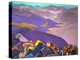 Mongolia. Genghis Khan's Campaign, 1937-1938-Nicholas Roerich-Stretched Canvas