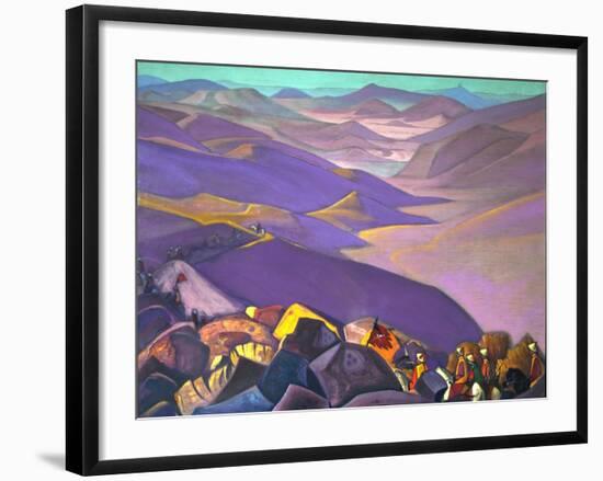 Mongolia. Genghis Khan's Campaign, 1937-1938-Nicholas Roerich-Framed Giclee Print