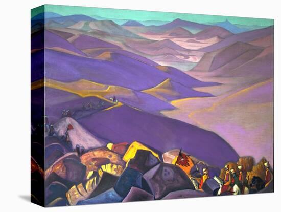 Mongolia. Genghis Khan's Campaign, 1937-1938-Nicholas Roerich-Stretched Canvas