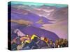 Mongolia. Genghis Khan's Campaign, 1937-1938-Nicholas Roerich-Stretched Canvas