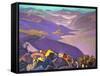 Mongolia. Genghis Khan's Campaign, 1937-1938-Nicholas Roerich-Framed Stretched Canvas