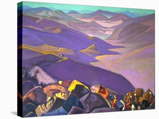 Mongolia. Genghis Khan's Campaign, 1937-1938-Nicholas Roerich-Stretched Canvas