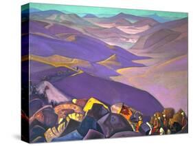 Mongolia. Genghis Khan's Campaign, 1937-1938-Nicholas Roerich-Stretched Canvas