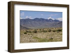 Mongolia, Khovd Province, Altan Hokhii, Mountains, High Desert Valley, Landscape and Terrain-Emily Wilson-Framed Photographic Print