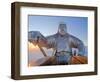 Mongolia, Tov Province, Tsonjin Boldog, a 40M Tall Statue of Genghis Khan on Horseback Stands on To-Nick Ledger-Framed Photographic Print