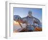 Mongolia, Tov Province, Tsonjin Boldog, a 40M Tall Statue of Genghis Khan on Horseback Stands on To-Nick Ledger-Framed Photographic Print