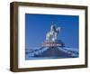 Mongolia, Tov Province, Tsonjin Boldog, a 40M Tall Statue of Genghis Khan on Horseback Stands on To-Nick Ledger-Framed Photographic Print