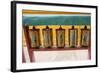 Mongolia, Ulaanbaatar, Gandantegchinlen Monastery. Prayer Wheels-Emily Wilson-Framed Photographic Print