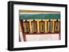 Mongolia, Ulaanbaatar, Gandantegchinlen Monastery. Prayer Wheels-Emily Wilson-Framed Photographic Print