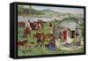 Mongolian Country Life-null-Framed Stretched Canvas