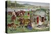 Mongolian Country Life-null-Stretched Canvas