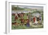 Mongolian Country Life-null-Framed Giclee Print