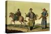 Mongolian Eight Flags Soldiers from Ching's Military Forces, engraved by A. Rancati-Antonio Rancati-Stretched Canvas