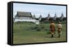 Mongolians in Traditional Dress-null-Framed Stretched Canvas