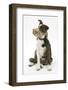 Mongrel Puppy, Brec, Wearing a Muzzle-Mark Taylor-Framed Photographic Print