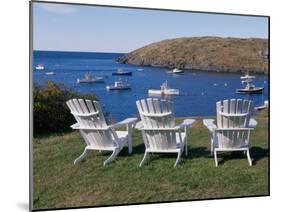 Monhegan Harbor, Maine, USA-null-Mounted Photographic Print