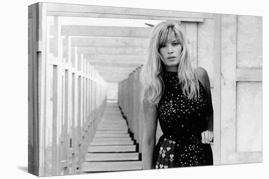 Monica Vitti Among Hubs of a Bathing Establishment-Marisa Rastellini-Stretched Canvas