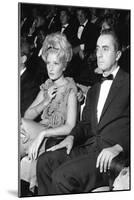 Monica Vitti and Michelangelo Antonioni at the Venice Film Festival, 9th September 1962-null-Mounted Photographic Print