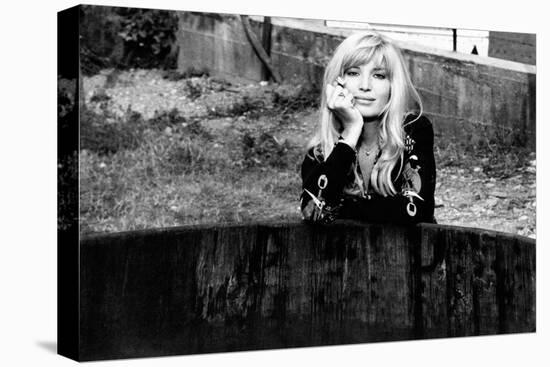 Monica Vitti Leaning on An Edge of a Well-Marisa Rastellini-Stretched Canvas