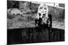 Monica Vitti Leaning on An Edge of a Well-Marisa Rastellini-Mounted Giclee Print