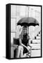 Monica Vitti Shielding Herself from the Sun with an Umbrella-Marisa Rastellini-Framed Stretched Canvas