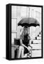 Monica Vitti Shielding Herself from the Sun with an Umbrella-Marisa Rastellini-Framed Stretched Canvas