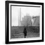 Monica Vitti Walking-Angelo Cozzi-Framed Photographic Print