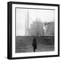 Monica Vitti Walking-Angelo Cozzi-Framed Photographic Print