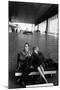 Monica Vitti with Michelangelo Antonioni-null-Mounted Photographic Print